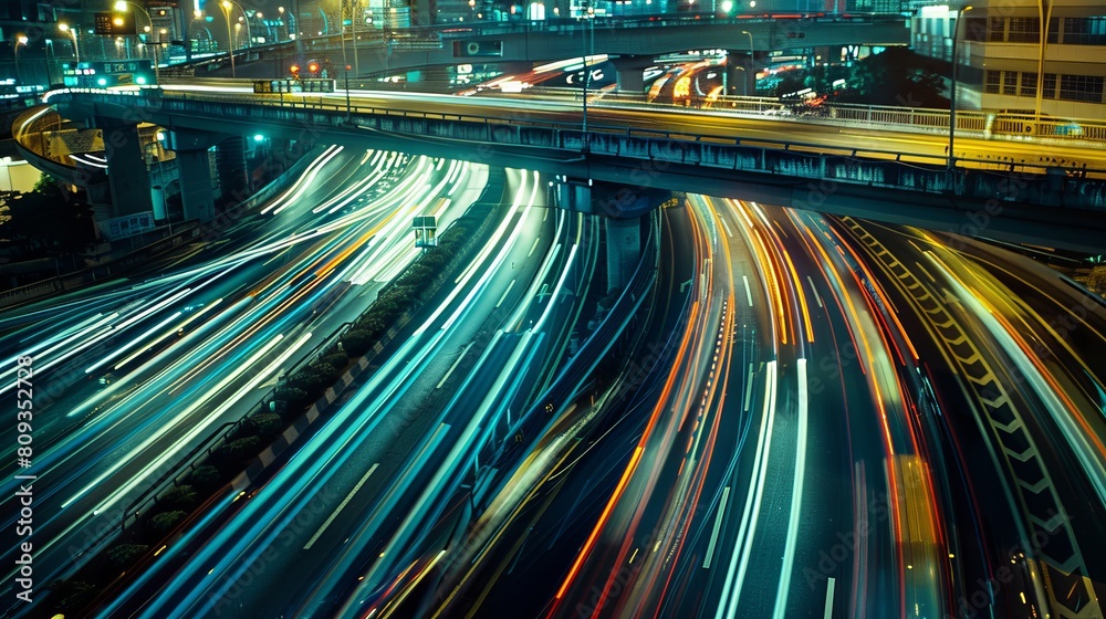 Urban Night Highway Motion Urban Night Highway Motion