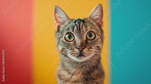 Wide-Eyed Astonished Cat © Andreas