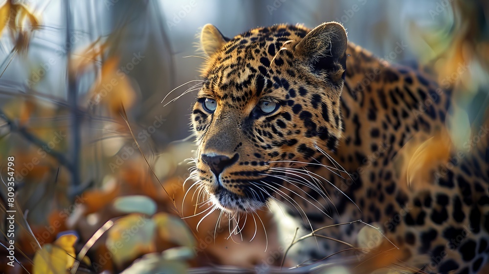 Obraz premium Elusive Amur Leopard