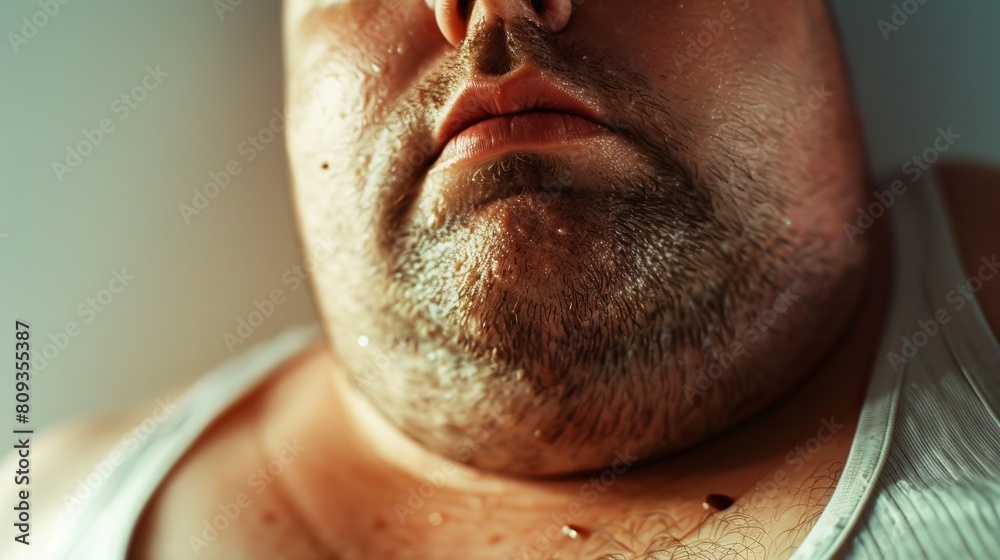 Naklejka premium Before Weight Loss
