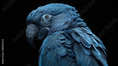 Critically Endangered Spix's Macaw photo