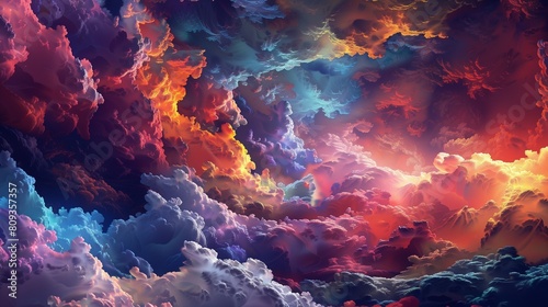 Background design of dreamy forms and colors on the subject of dream  imagination  fantasy and abstract art Realms of Dream