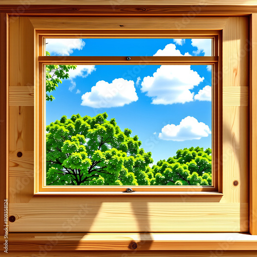 window  sky  frame  open  home  view  door  landscape  
