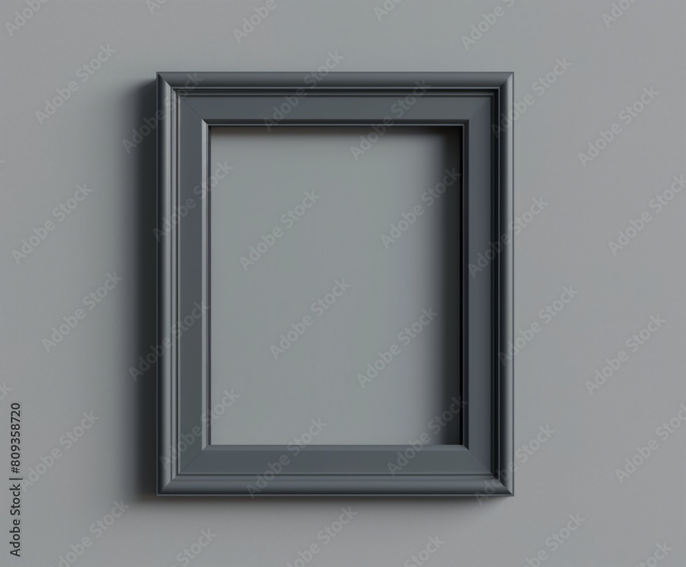Frame mockup, ISO A paper size. Home Office wall poster mockup. Interior mockup with office background. Modern interior design. Billboard. 3D render
