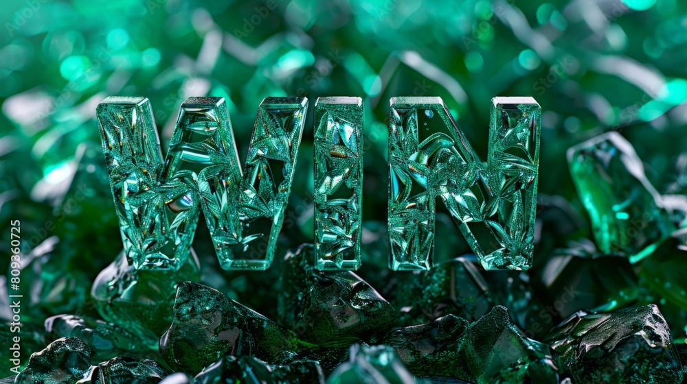 Emerald Crystal WIN concept art poster. Emerald Crystal WIN concept art poster.