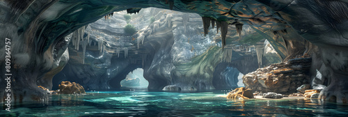 A Surreal Odyssey: Uncharted Cathedral-Like Underwater Caves and Mysteries Beneath