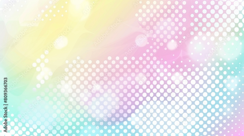 An abstract background in pastel colors with a pattern of lines and dots. 