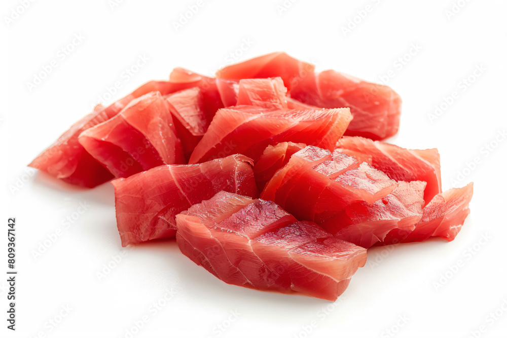 a pile of sliced up pieces of meat a pile of sliced up pieces of meat