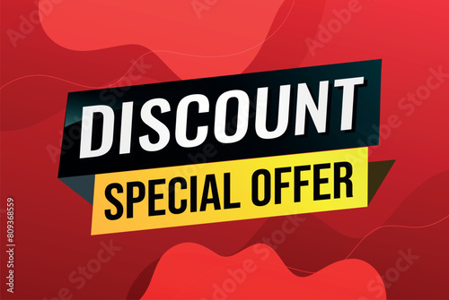 discount special offer poster banner graphic design icon logo sign symbol social media website coupon

