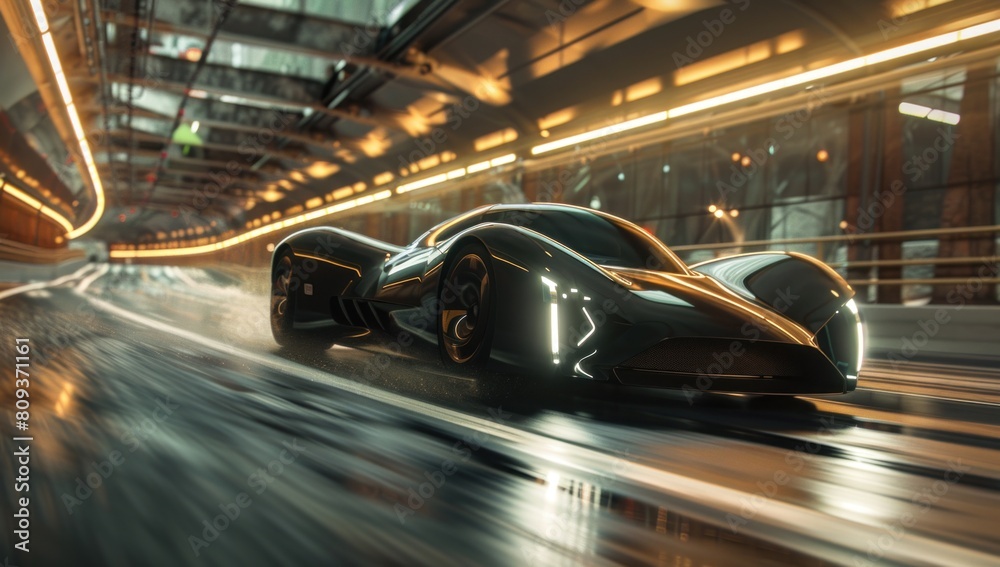 Shadows dance gracefully around the high-speed marvel as it dominates the frame, a symphony of precision and power. Shadows dance gracefully around the high-speed marvel as it dominates the frame, a symphony of precision and power.