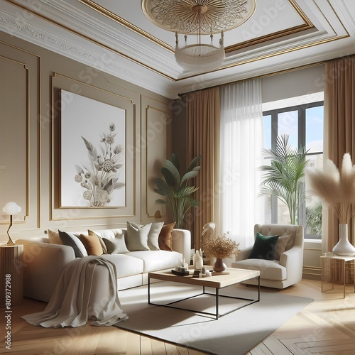 Modern living room © JYX Art