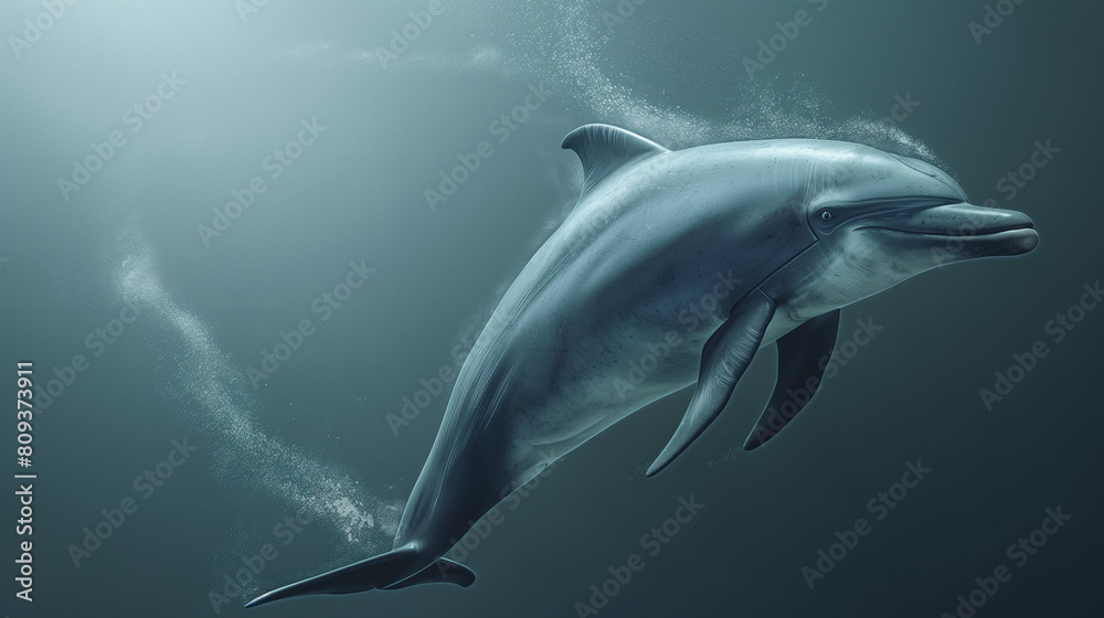 dolphin in the sea dolphin in the sea