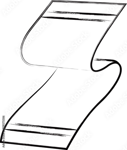 筆書き単品アイコン　タオル