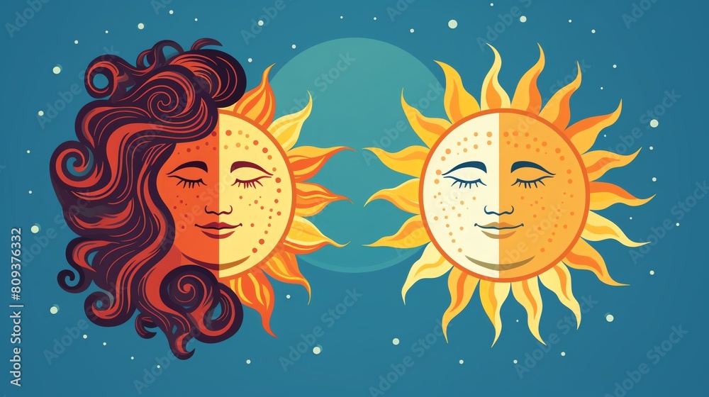 The sun and the moon are opposite, but they are still together, they are a perfect match, and they complement each other. The sun and the moon are opposite, but they are still together, they are a perfect match, and they complement each other.