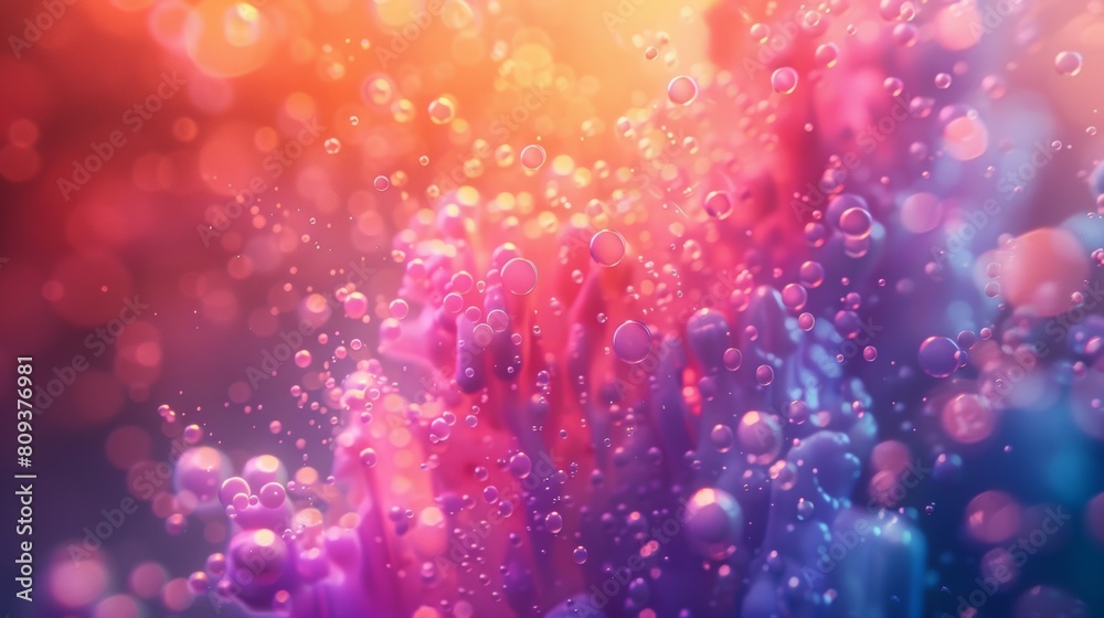 A vibrant explosion of colors and shapes, rendered in a soft bokeh style, creating a visually captivating and abstract composition. A vibrant explosion of colors and shapes, rendered in a soft bokeh style, creating a visually captivating and abstract composition.