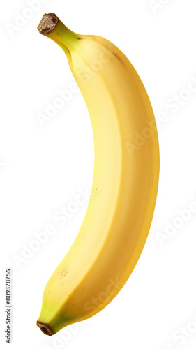 PNG  Peeled Banana banana yellow food. AI generated Image by rawpixel. © Rawpixel.com