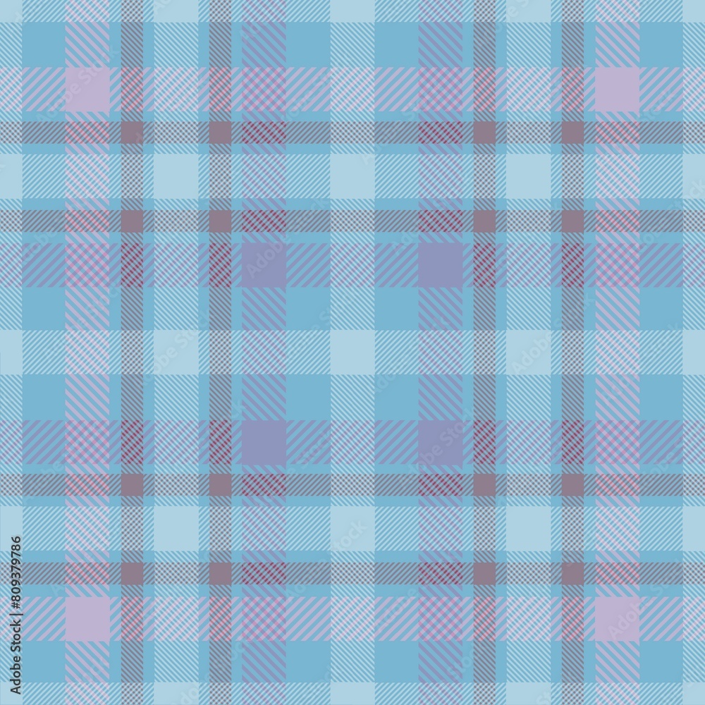 Tartan seamless pattern, pink and blue, can be used in fashion design. Bedding, curtains, tablecloths Tartan seamless pattern, pink and blue, can be used in fashion design. Bedding, curtains, tablecloths