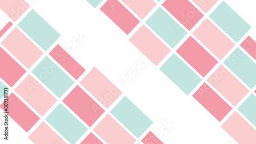 Pastel gradient abstract geometric background. Colorful flat geometry line style.