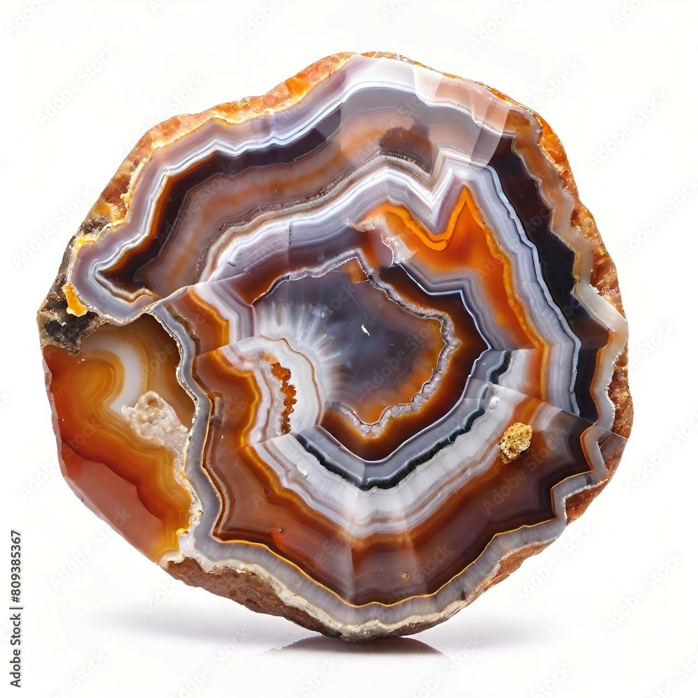 close up of a beautiful agate stone. natural stone texture.
