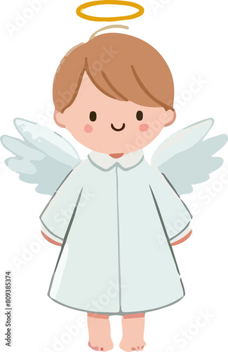 Angel illustration created by artificial intelligence.
