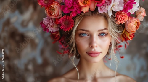 Floral Crowned Ethereal Beauty © hisilly