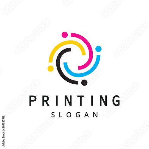 Digital Print Logo Design Template