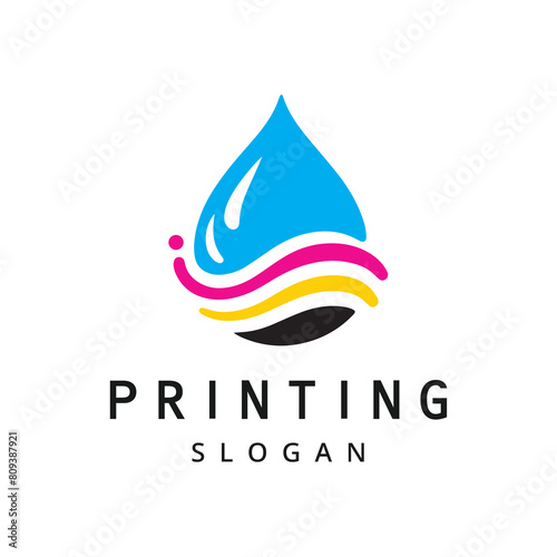 Digital Print Logo Design Template