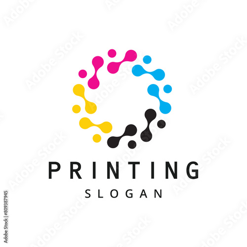 Digital Print Logo Design Template
