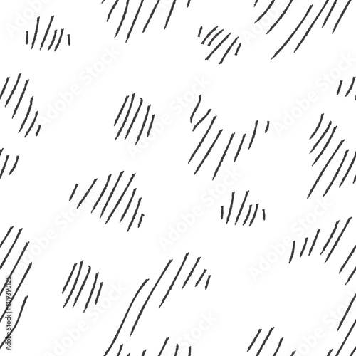 crosshatch leopard seamless pattern. Texture made in hand drawn pencil style.