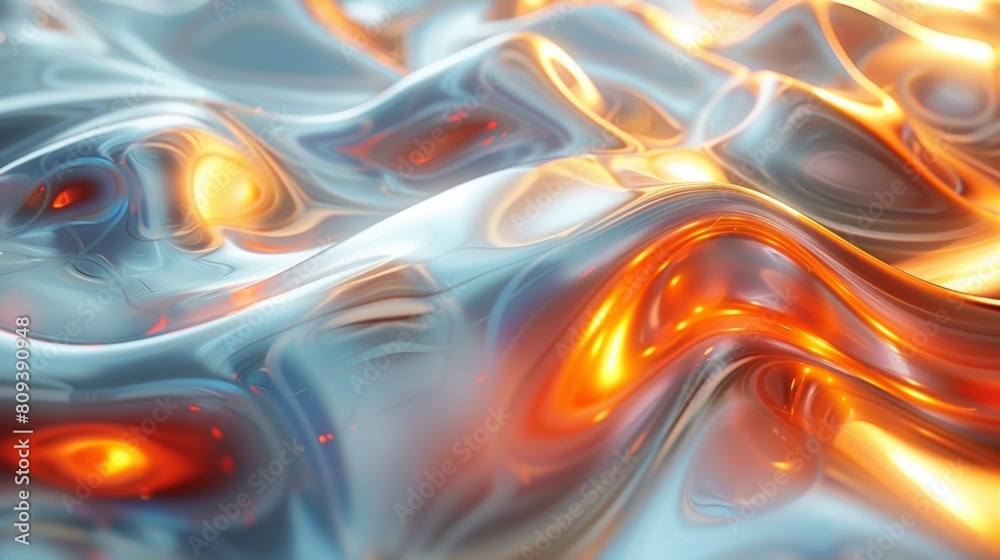 An abstract background with fluid shapes and metallic accents, suitable for futuristic or tech-inspired designs. An abstract background with fluid shapes and metallic accents, suitable for futuristic or tech-inspired designs.