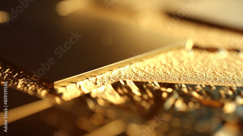 abstract and shimmering golden texture wallpaper design