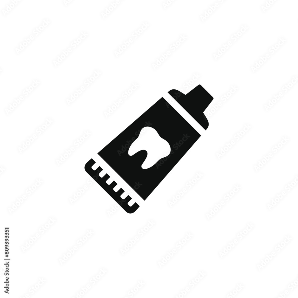 Tooth paste icon isolated on transparent background Tooth paste icon isolated on transparent background