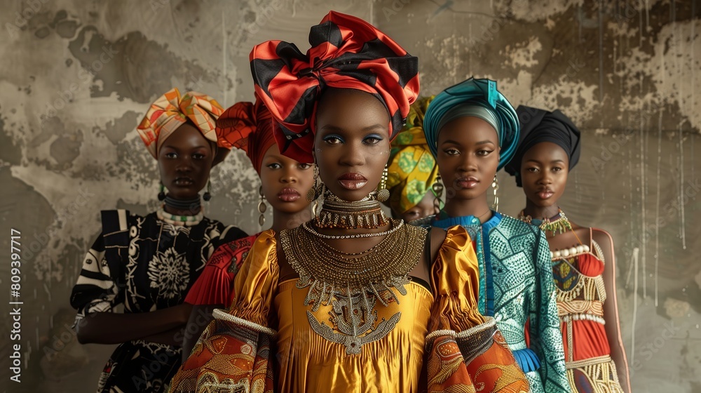 Beautiful African Woman: The Art of Modern Traditions'