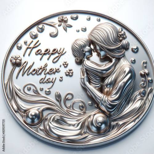 Design  de moeda  dia das mães 