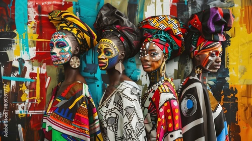 Beautiful African Woman: The Art of Modern Traditions'