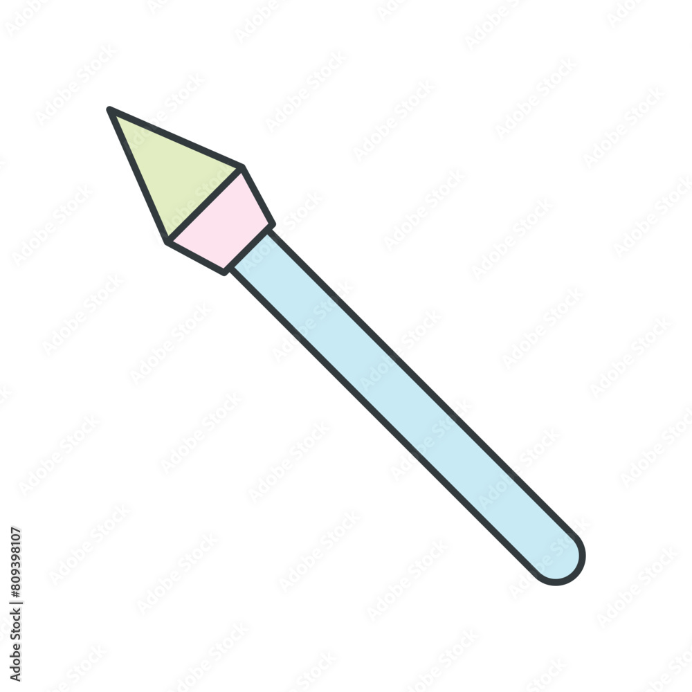 Spear icon design templates simple and modern concept