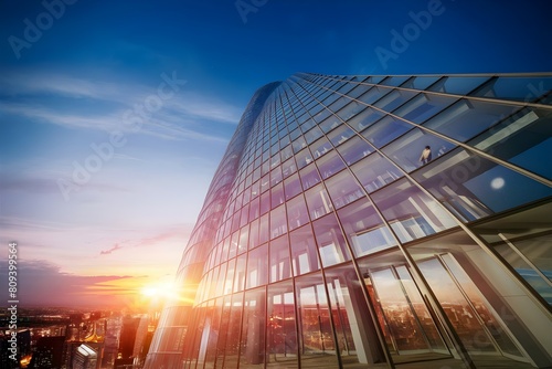 Wallpaper Mural urban landscape glass skyscrapers modern architecture metropolitan headquarters Torontodigital.ca