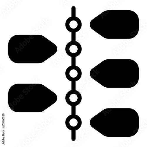 Cold icon, glyph icon style