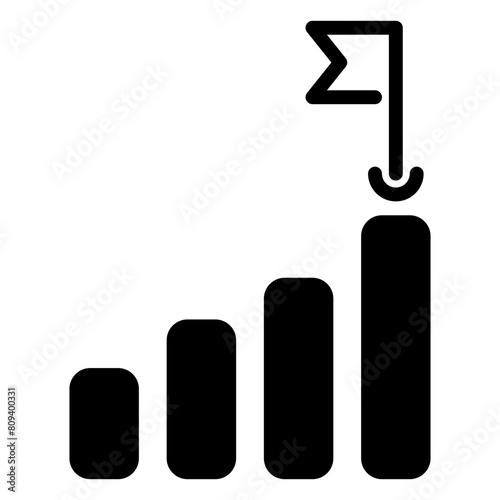 Ice berg icon, glyph icon style