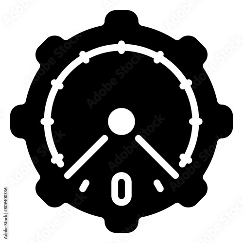 Tornado icon, glyph icon style