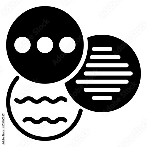 Tsunami icon, glyph icon style