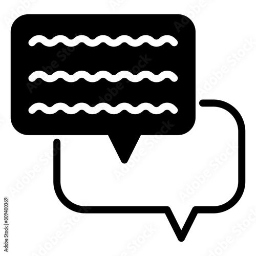 Flood icon, glyph icon style