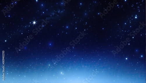  Galaxy deep space, abstract night blue background 