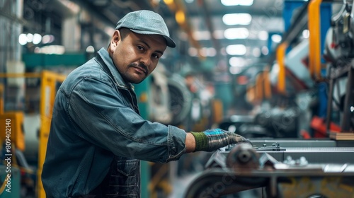 Amidst the challenges and pressures of the job, workers in the factory persevere, drawing on their resilience and resourcefulness to overcome obstacles and achieve success. photo