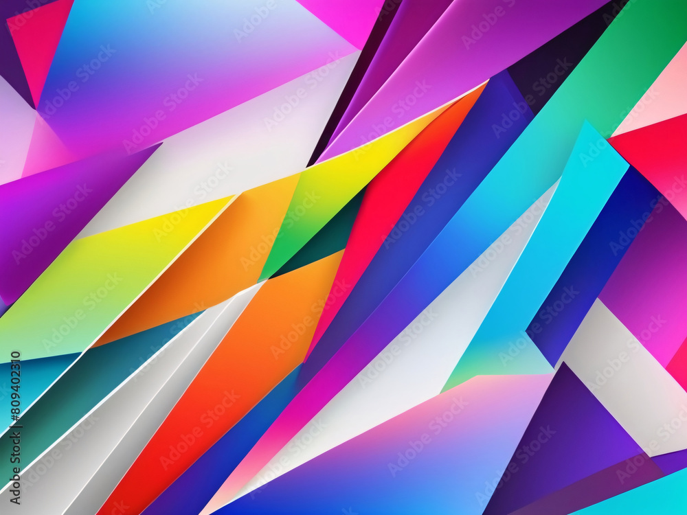 colorful geometric style abstract background. Ai generated colorful geometric style abstract background. Ai generated