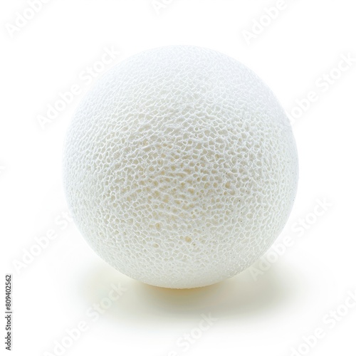 Foam ball isolated on white background  