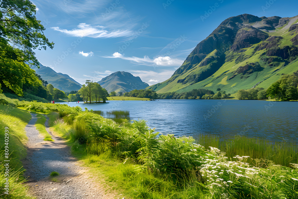Picturesque Trail: Discover UK's Best Hiking Routes with Majestic Mountain Views and Tranquil Lakes
