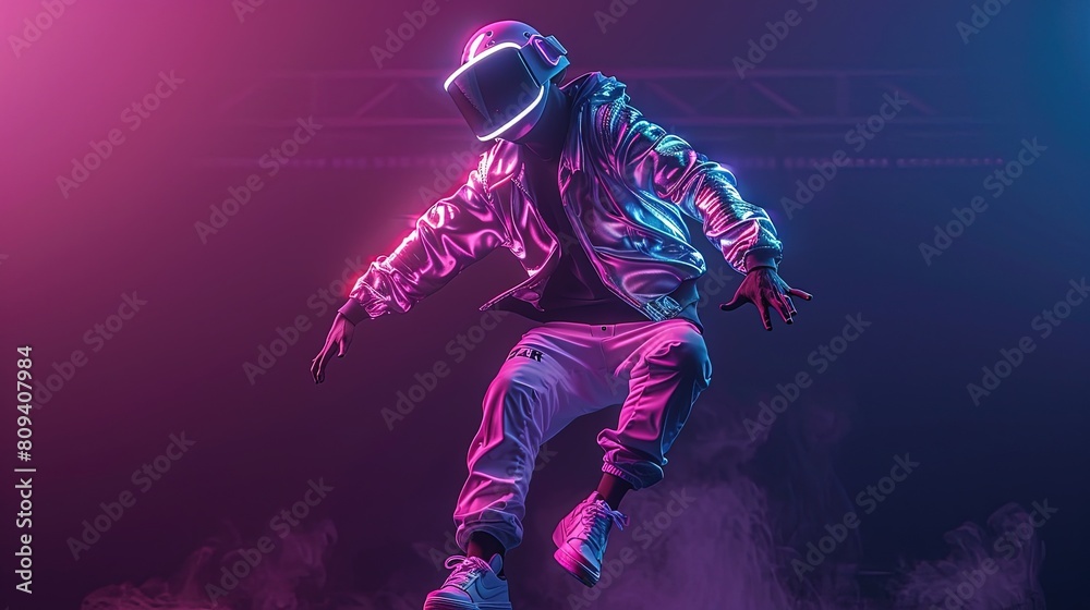 Expressive 3D characters captured in dynamic motion in casual clothes and wearing VR devices. Best for advertising banners. Expressive 3D characters captured in dynamic motion in casual clothes and wearing VR devices. Best for advertising banners.