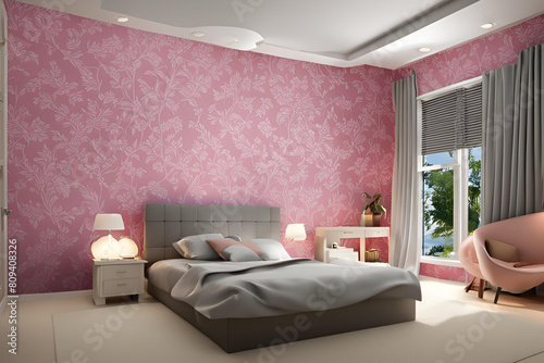 create a wallpaper for bedroom