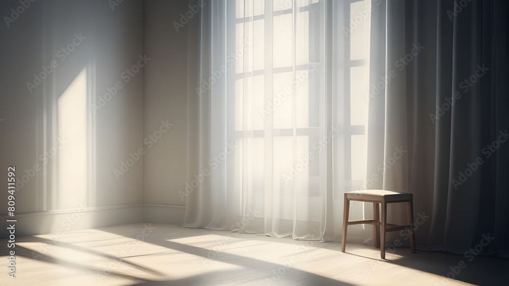 empty room with chair and lamp empty room with chair and lamp